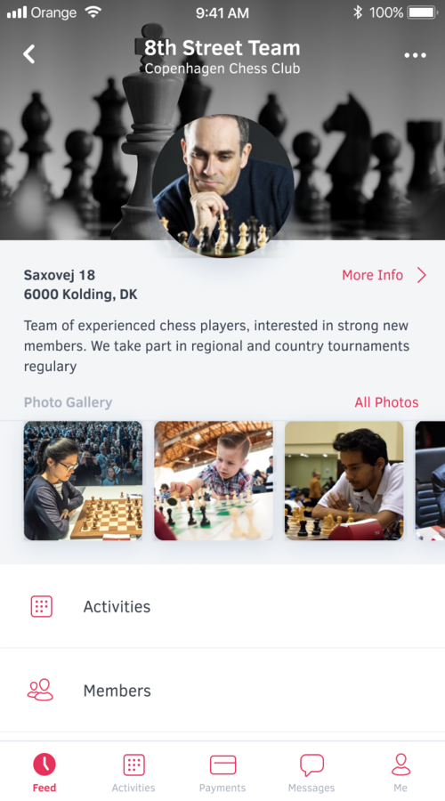 Clubs management and membership app for iOS screenshot 3